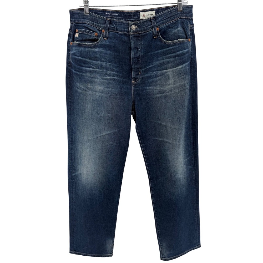AG Adriano Goldschmied Felix Vintage Straight Japanese Denim Jeans Blue‎ Mens 36